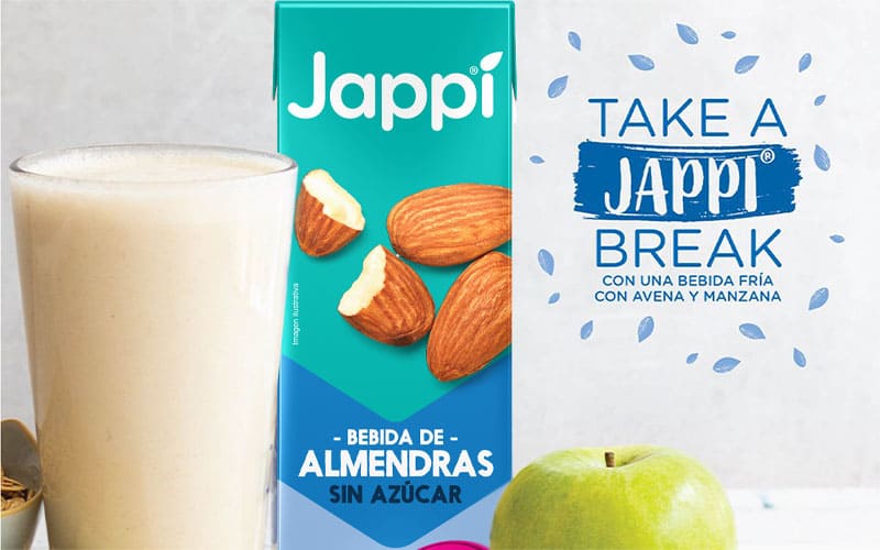 Bebida fría de manzana con Jappi® sin azucar