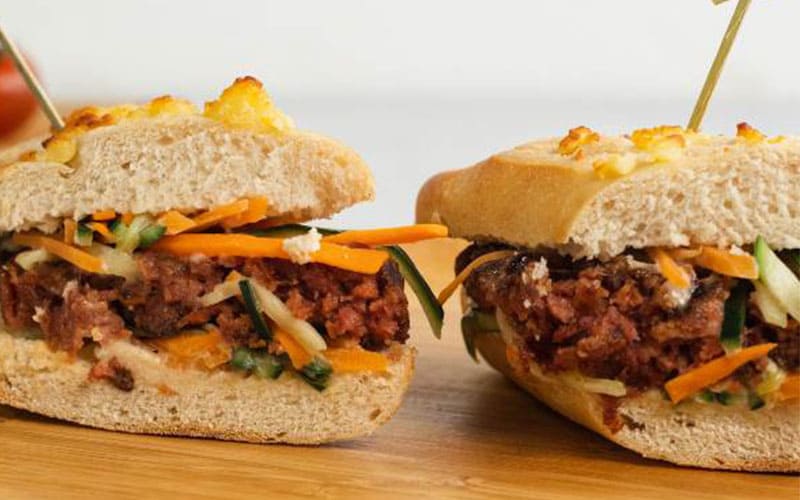 Sandwich oriental con jappi burger